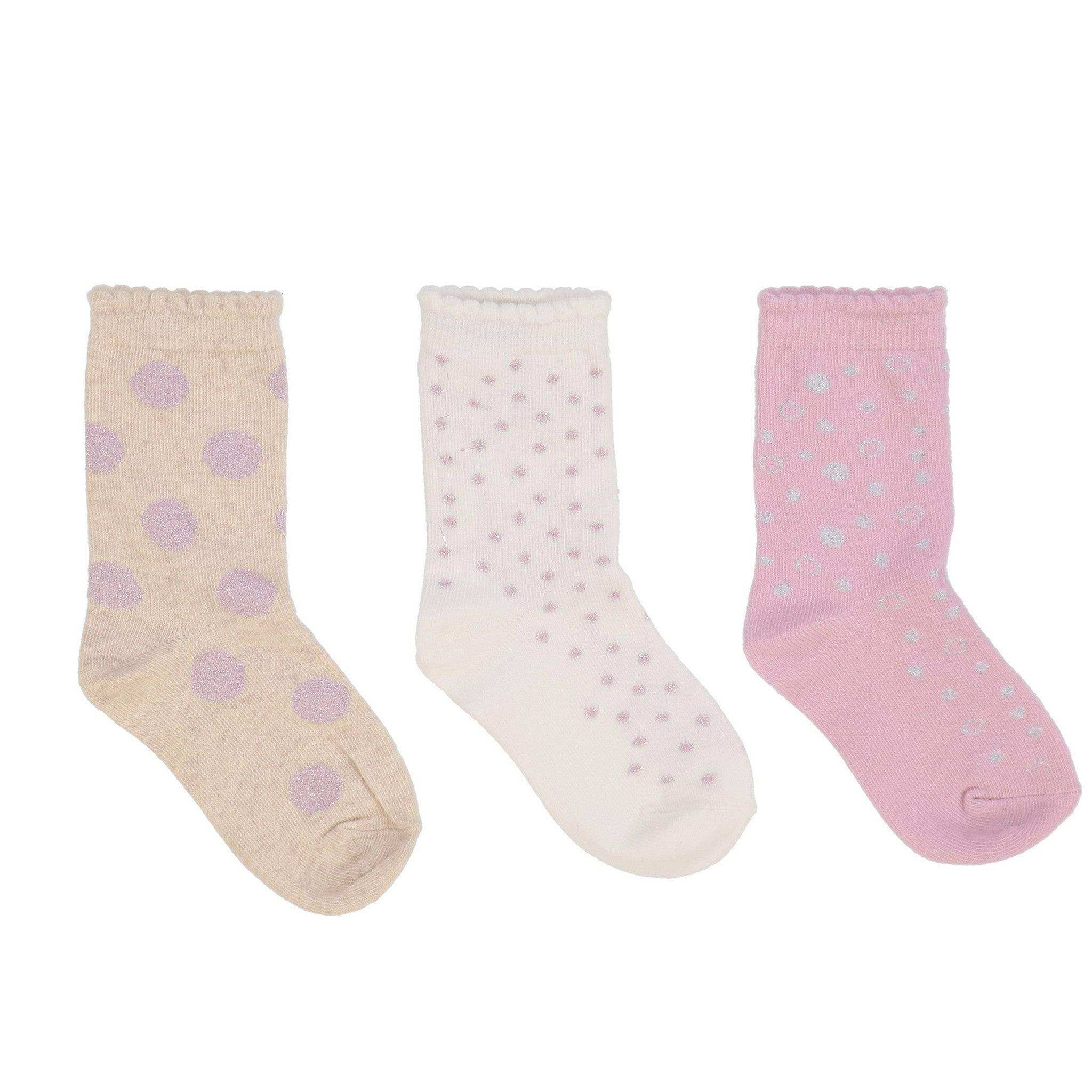 3Pk of Baby Dots Sock - Image 3