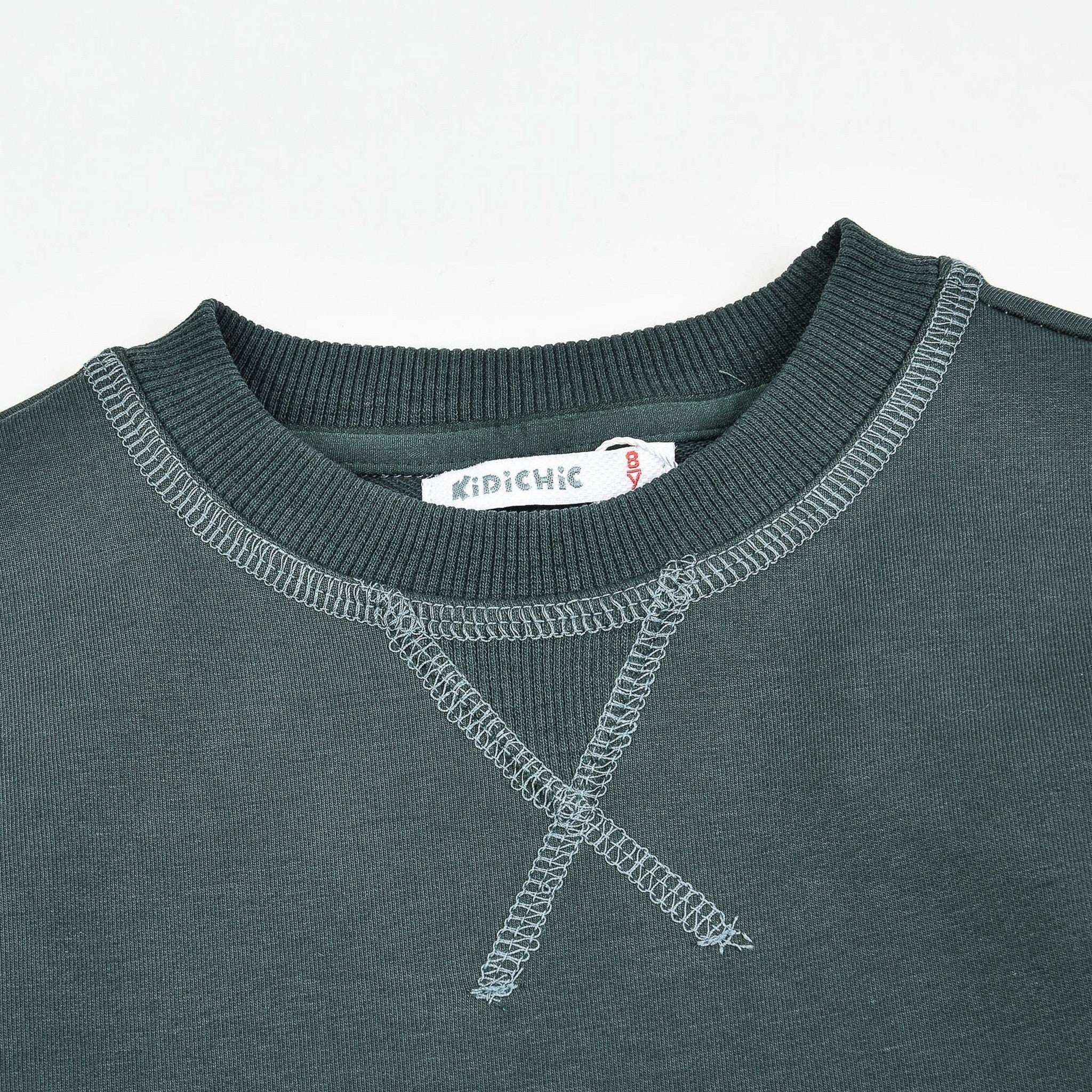 Contrast Stitch Sweatshirt - Image 4
