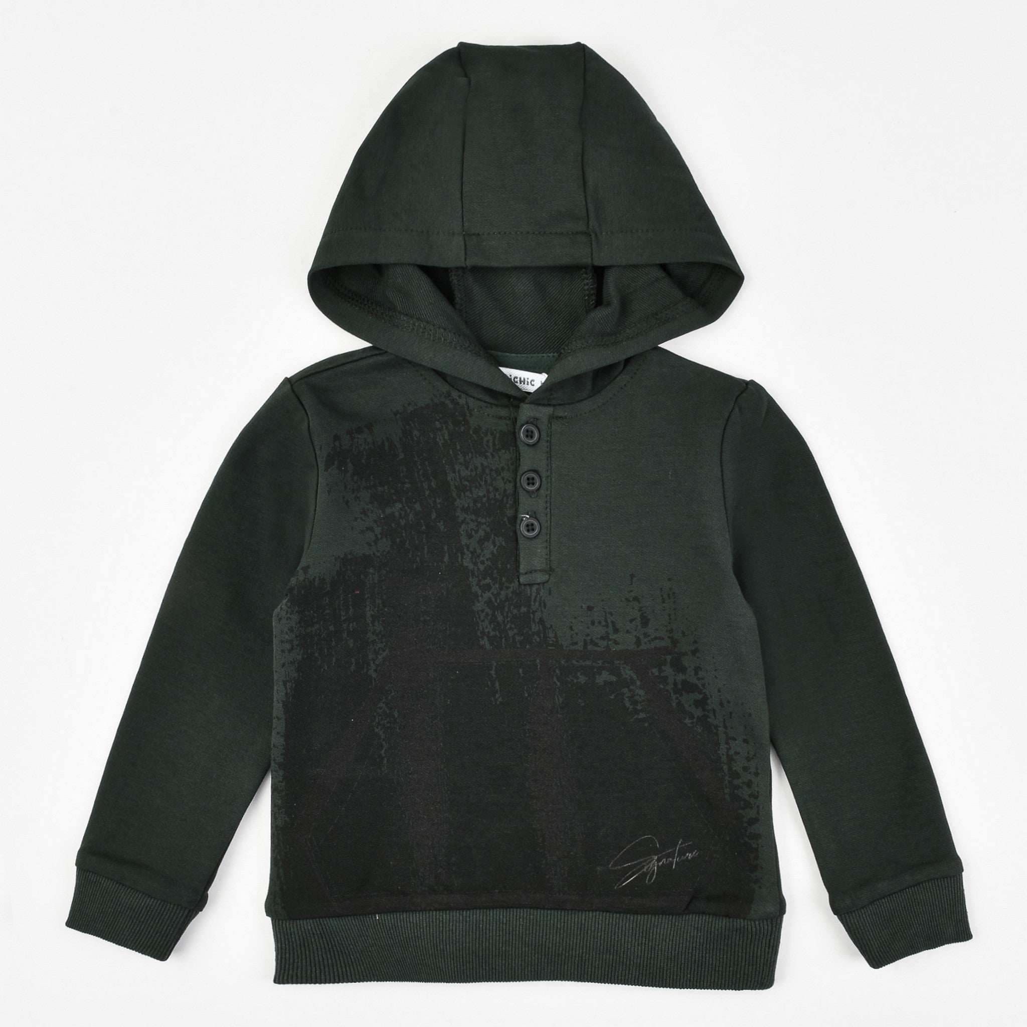 Brushed Effect Hoodie - Image 3