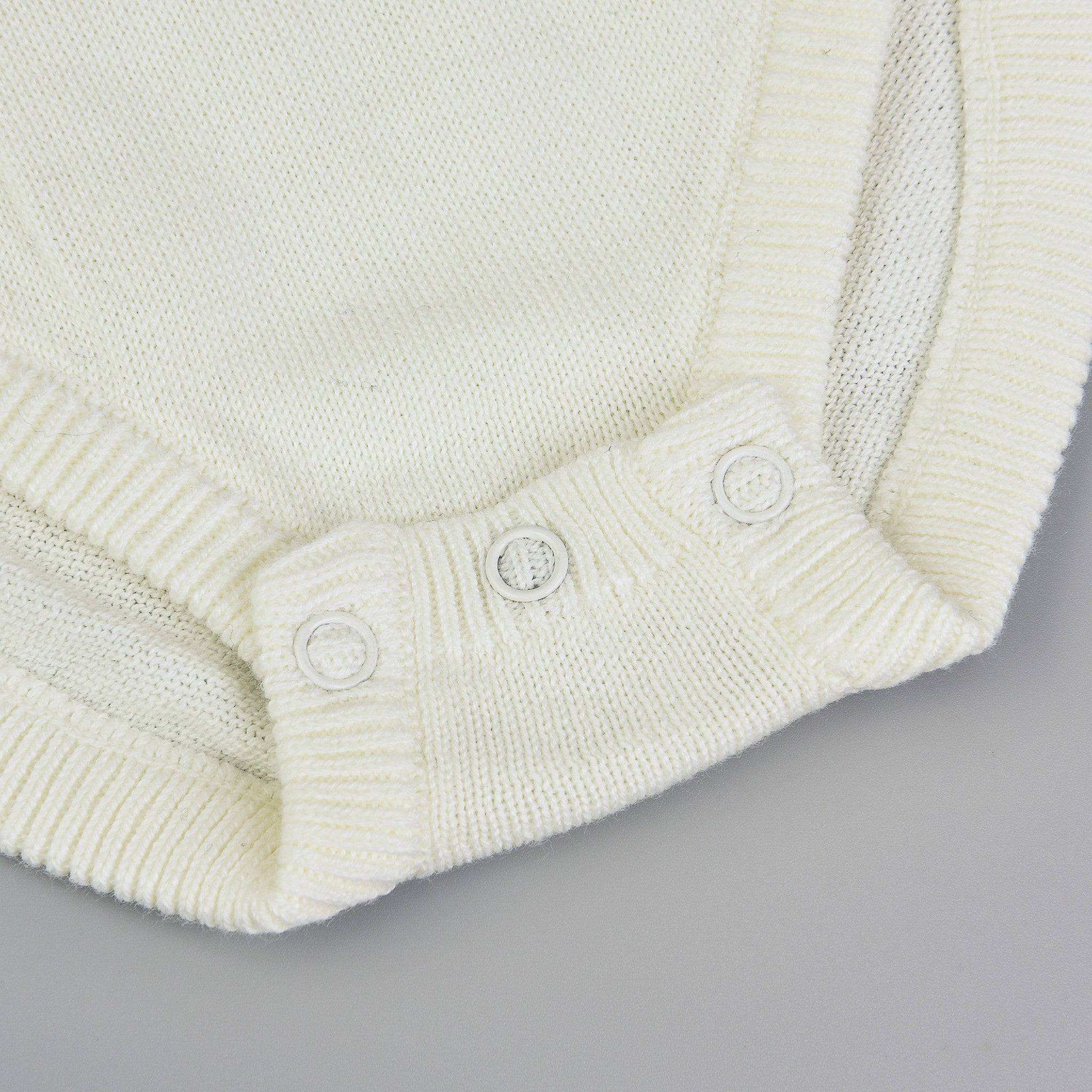 Knit Onesie With Collar - Image 5