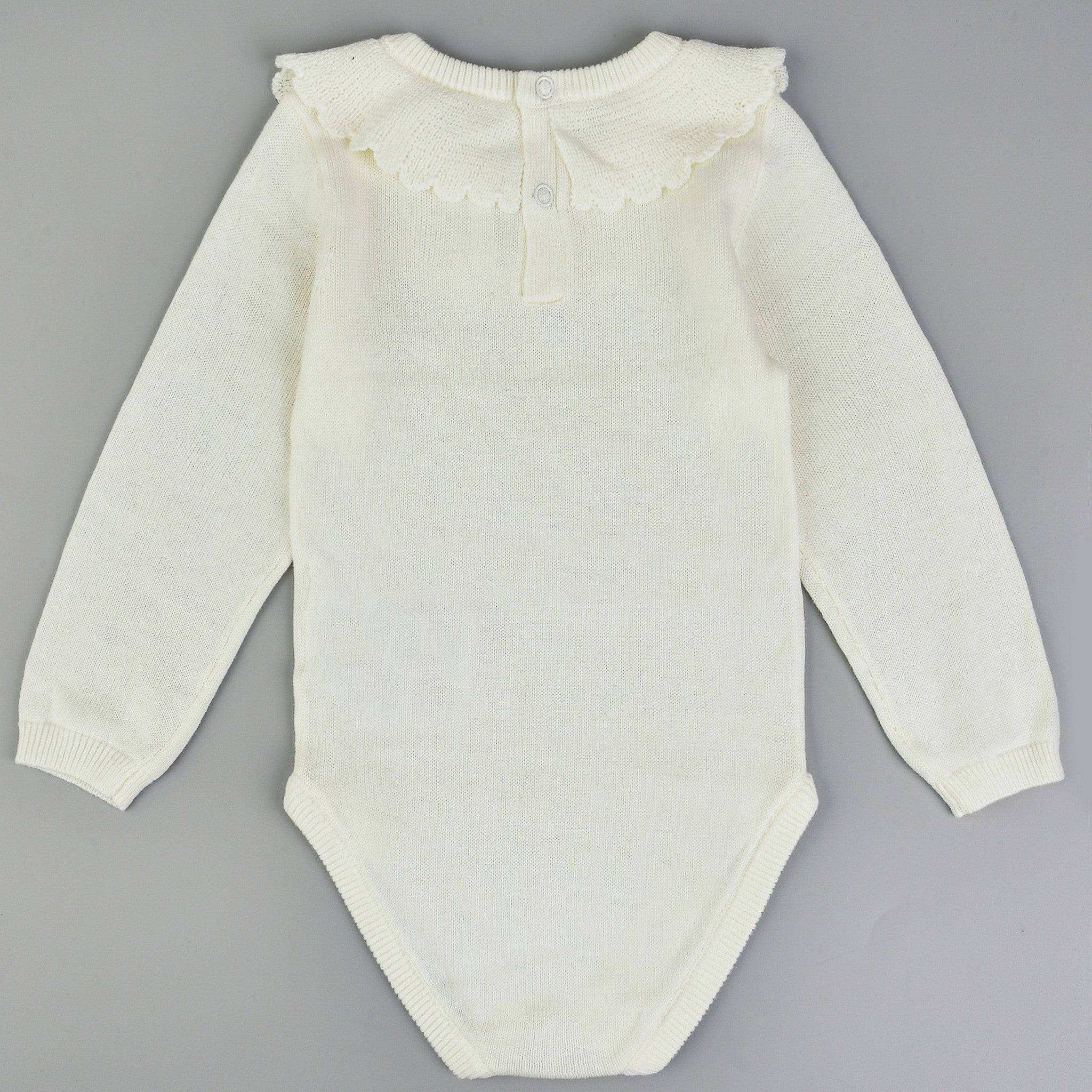 Knit Onesie With Collar - Image 6