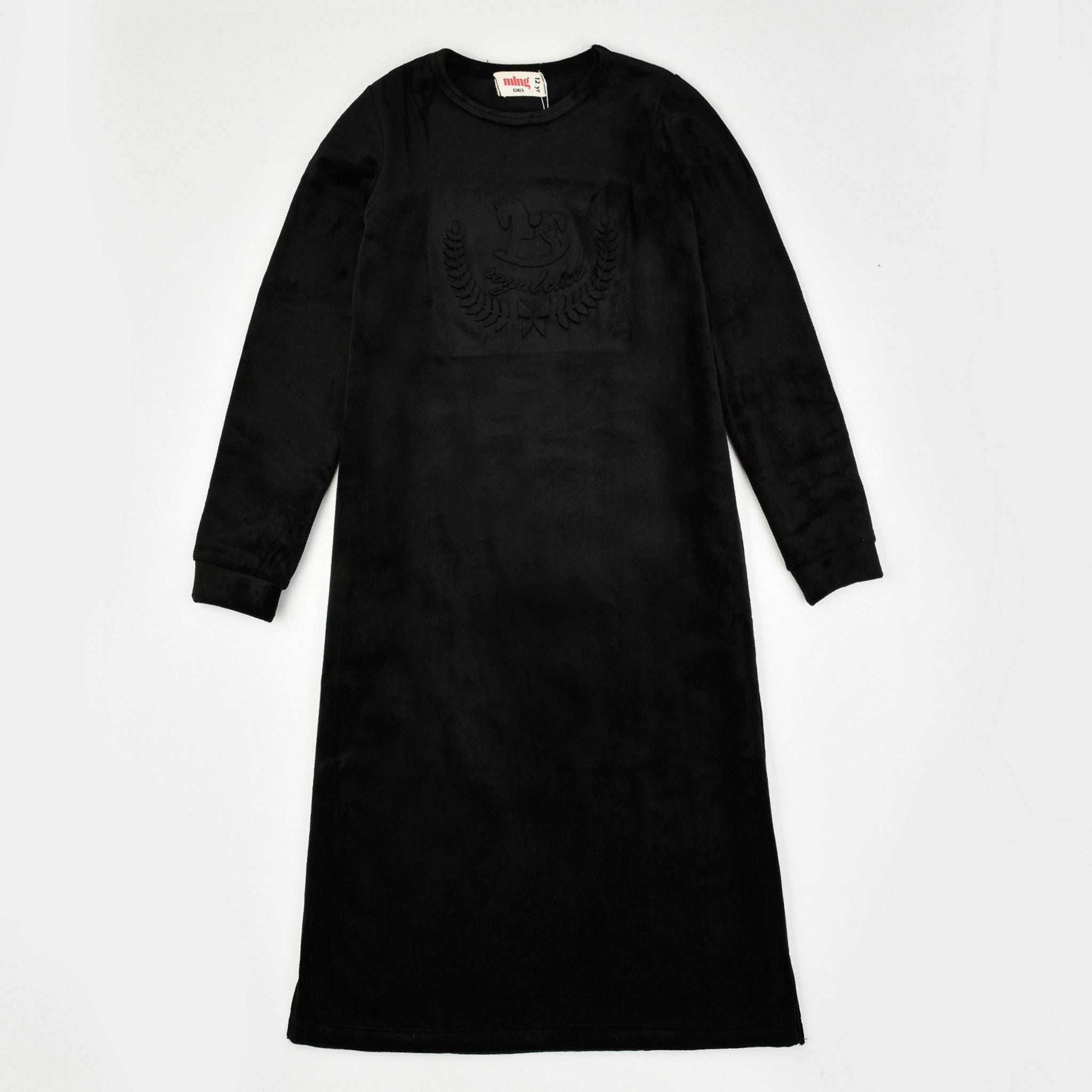 Melange Velour Nightgown - Image 3