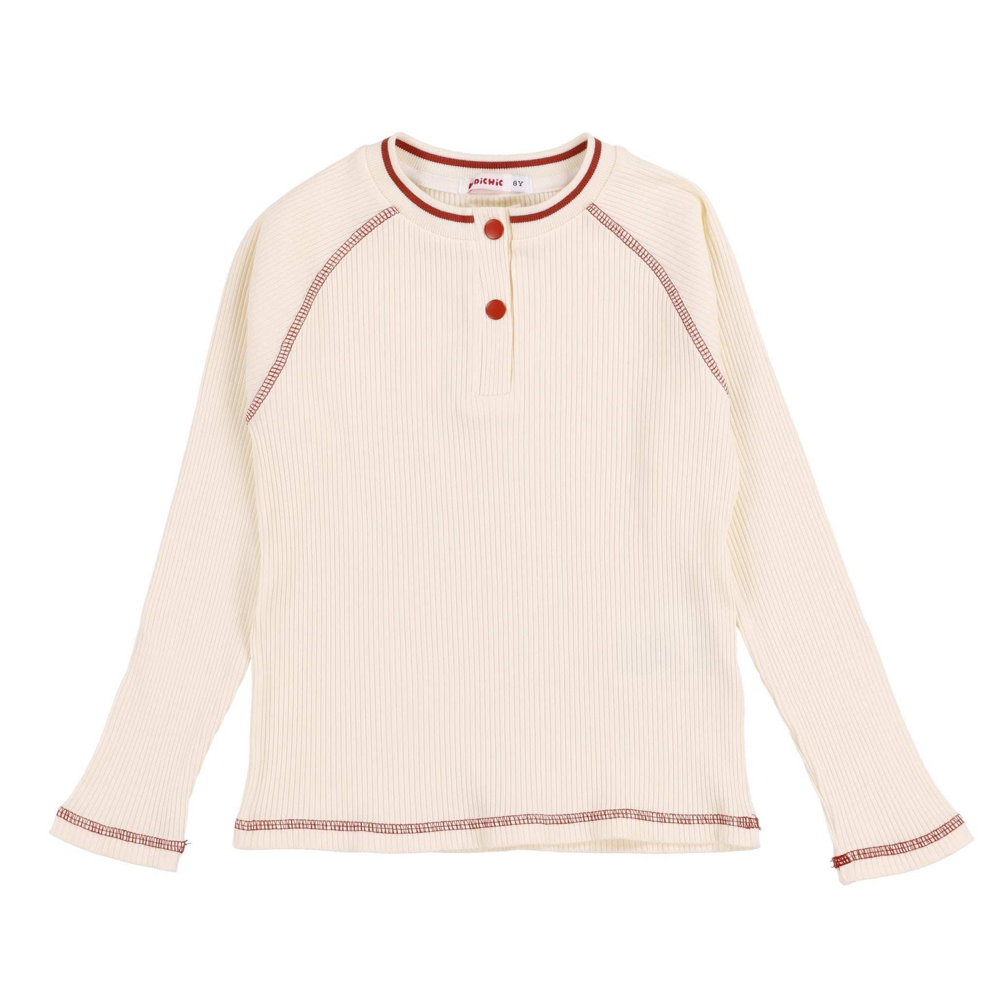 Girls Contrast Stitch Top - Image 8