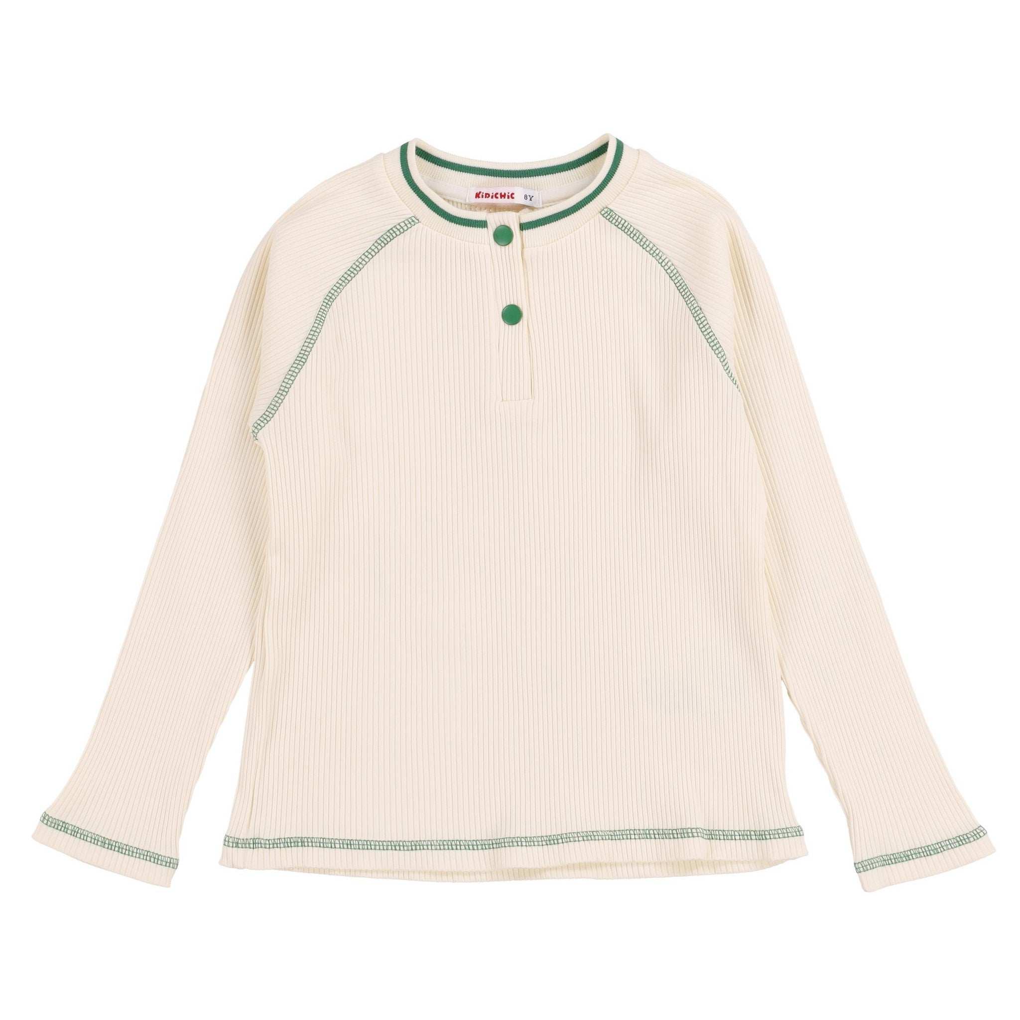Girls Contrast Stitch Top - Image 9