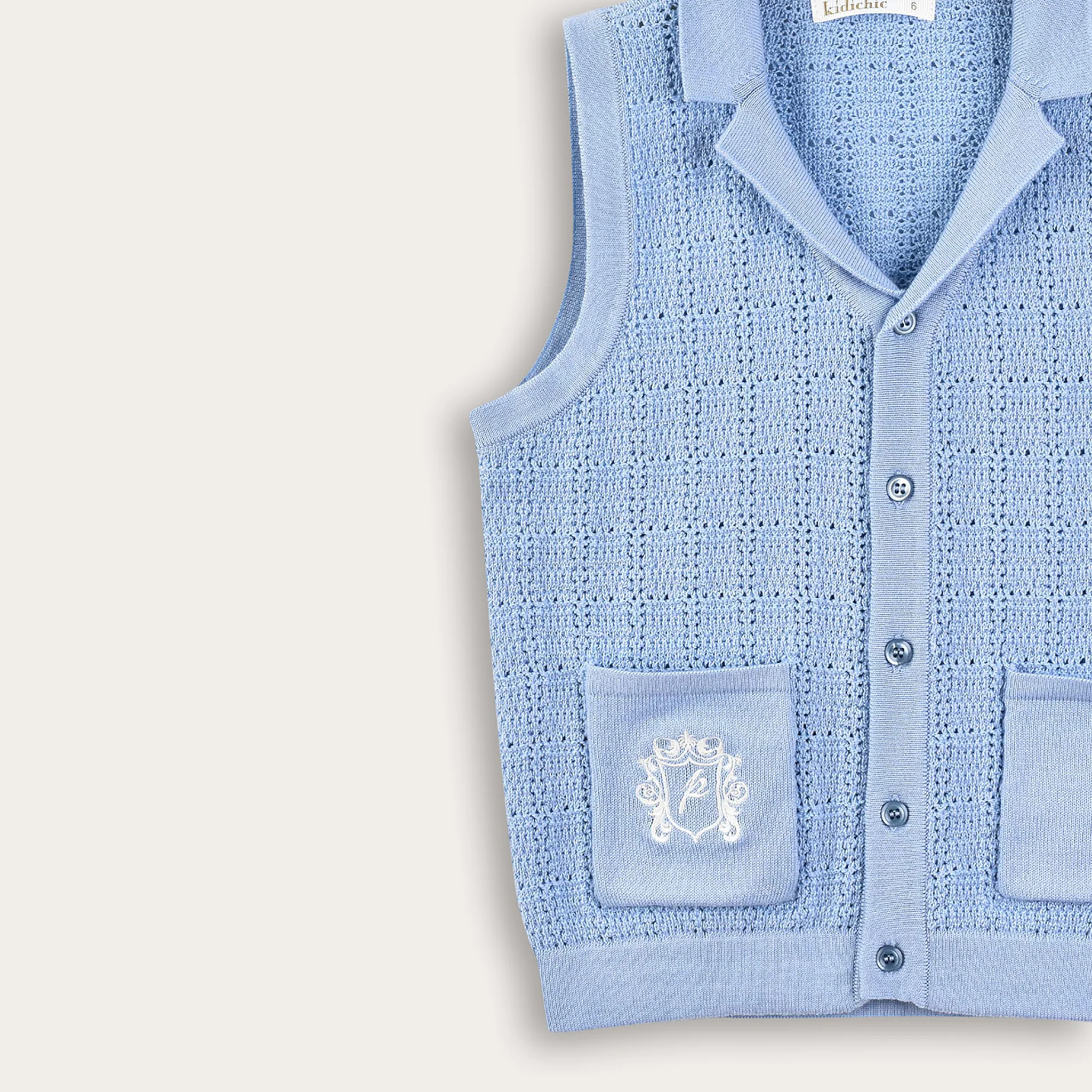 Crochet Knit Vest - Image 5