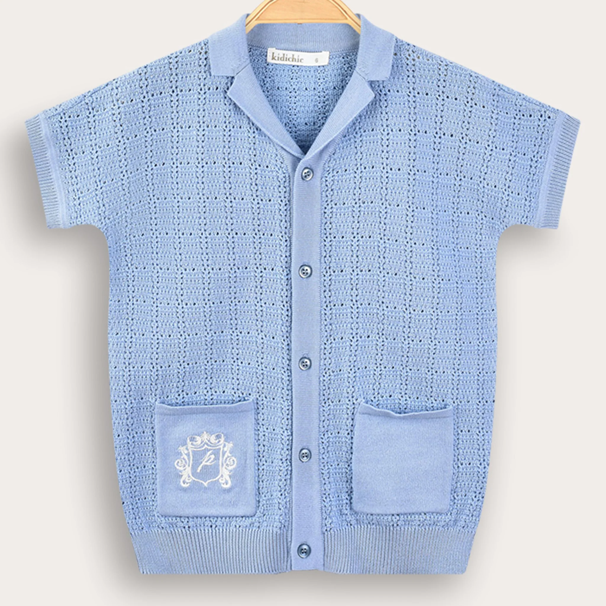 Crochet Knit Shirt - Image 3