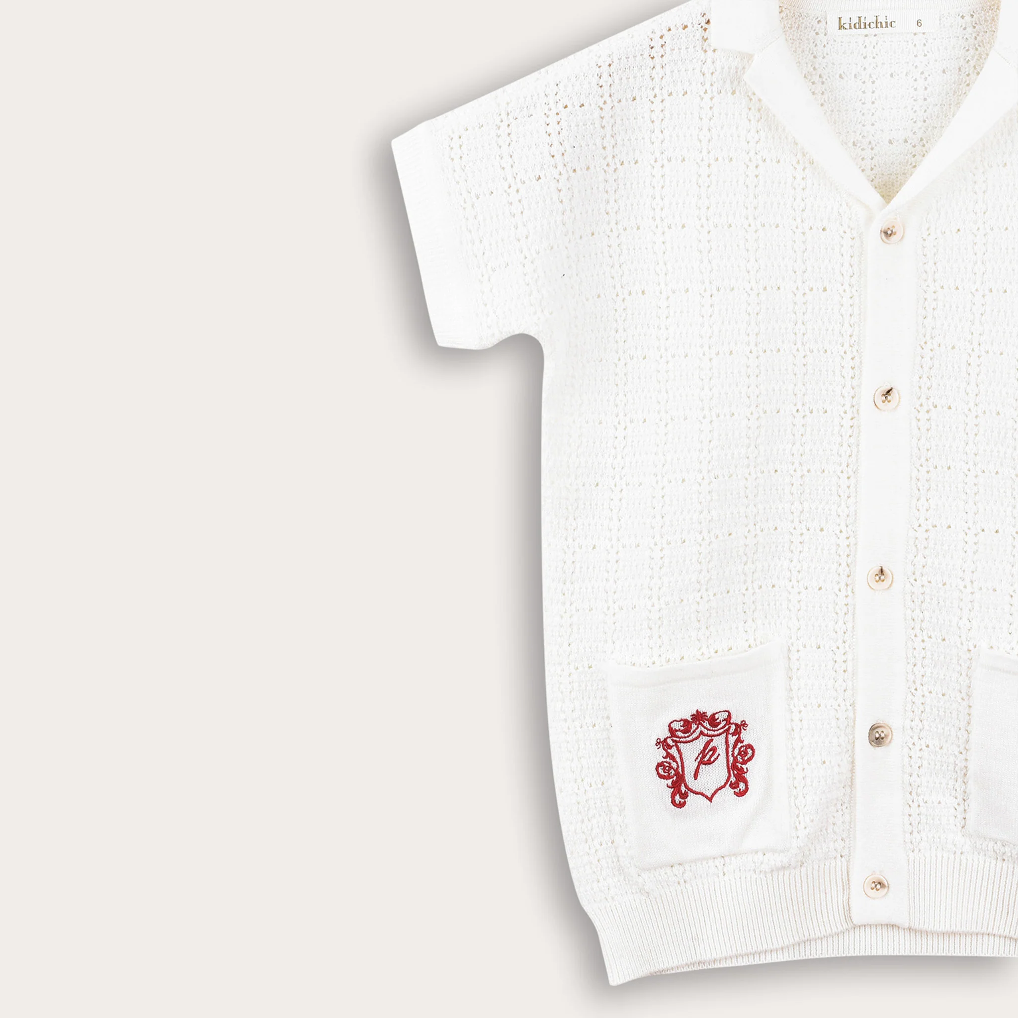 Crochet Knit Shirt - Image 5