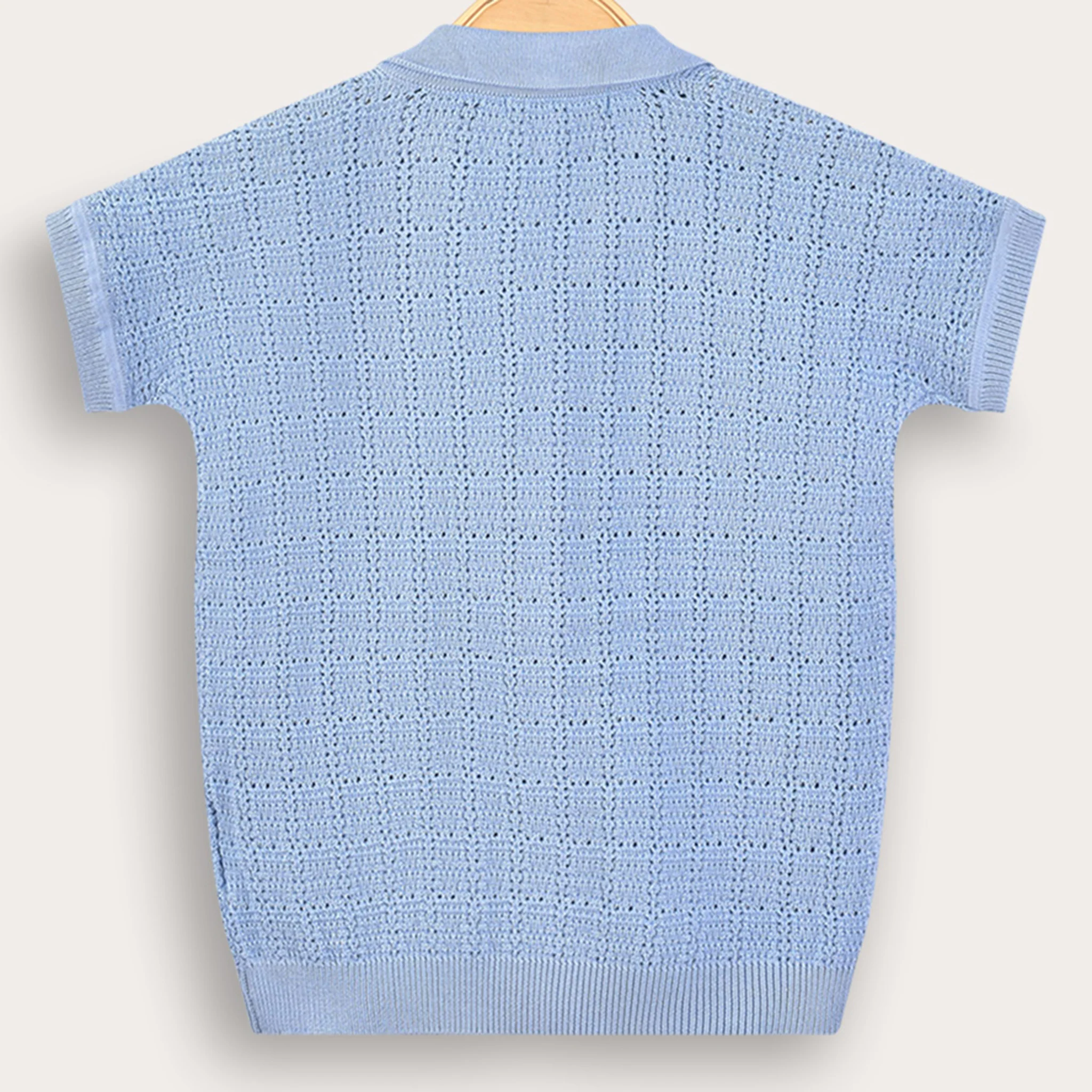 Crochet Knit Shirt - Image 6