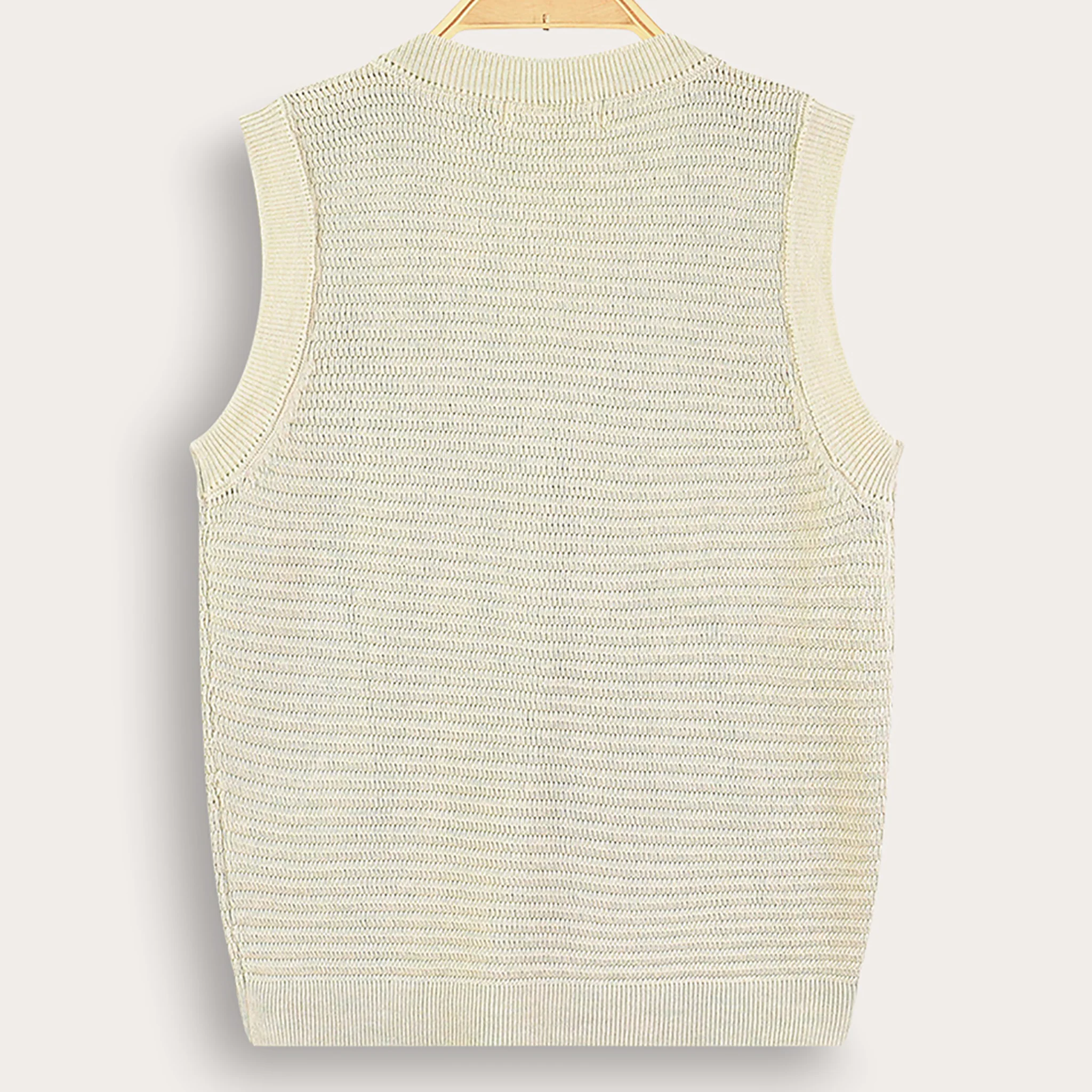 Knit Crochet Vest - Image 4