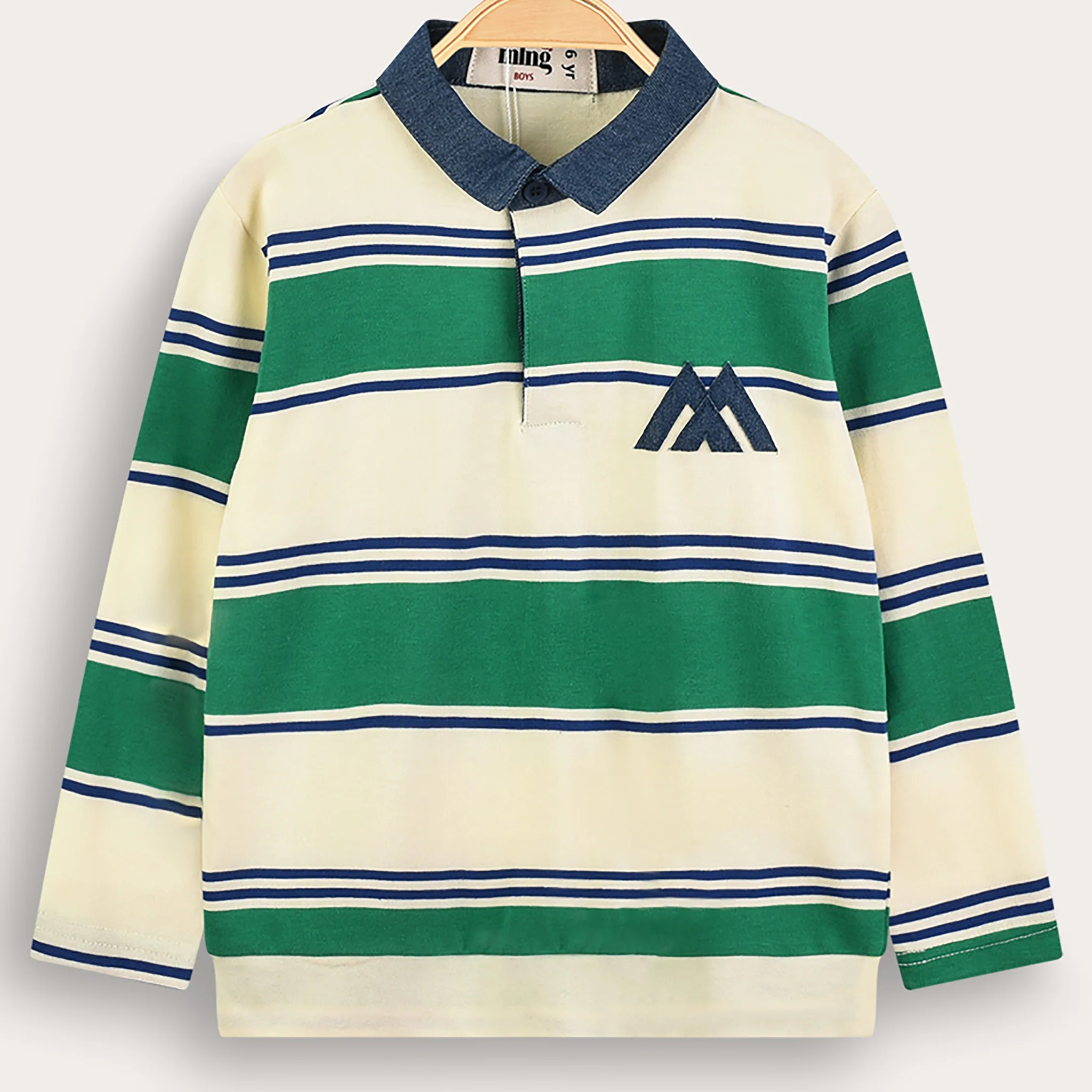 Melange L.S Striped Shirt - Image 3