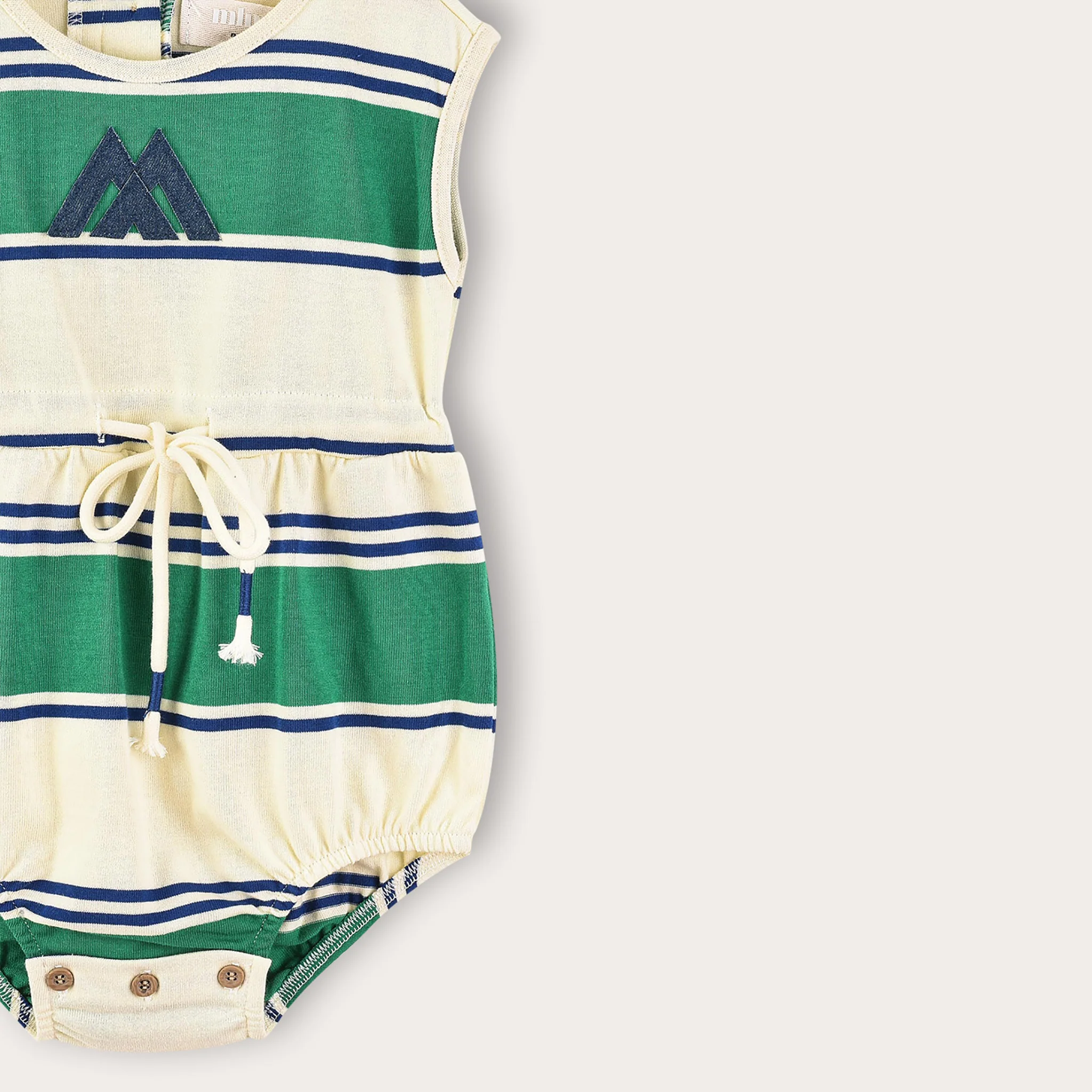 Melange Striped Overall/Dress - Image 6